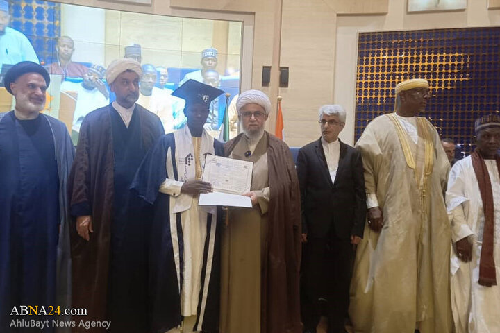 تقرير مصور/ الأمين العام للمجمع العالمي لأهل البيت (ع) يحضر في حفل تخرج طلاب جامعة المصطفى (ص) بالنيجر