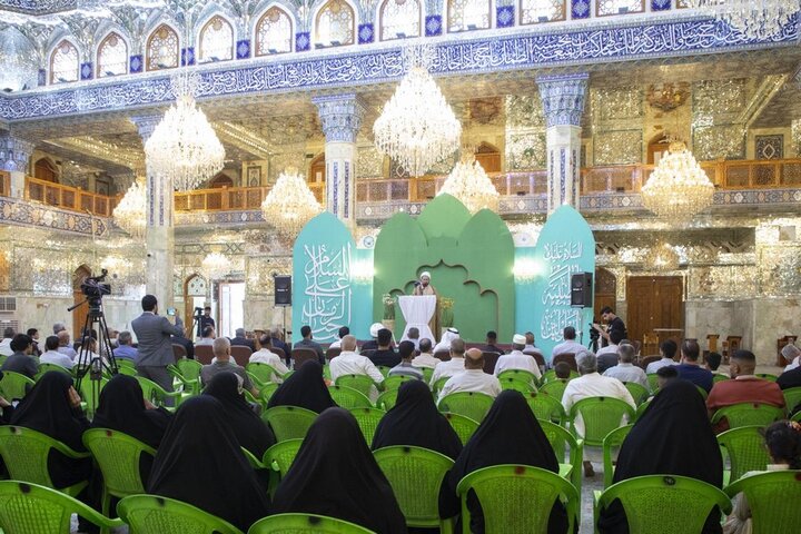 إحياء ذكرى زواج النورين في مزار السيدة شريفة