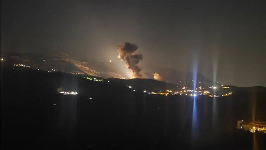 عدوان متواصل..الكيان الصهيوني يشن غارات عنيفة على مناطق متفرقة في جنوب لبنان