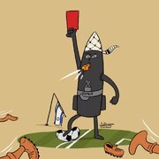 کاریکاتیر / الهجوم اليمني على الكيان الصهيوني خلال نهائي كأس الدولة