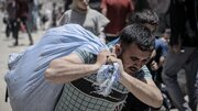 新闻图片 | 巴勒斯坦民众撤离贾巴利亚难民营