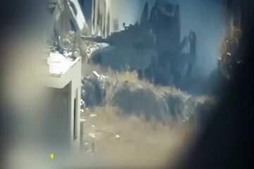 Qüds Briqadalarının Qəzzada yəhudi işğalçılara qarşı əməliyyatından görüntülər \ VİDEO