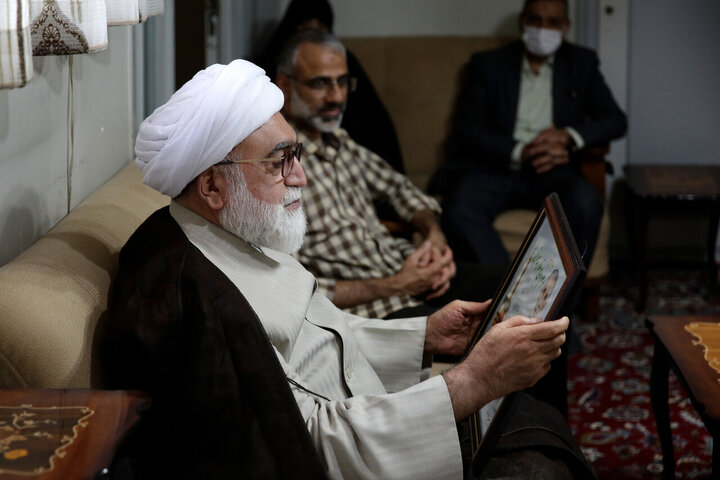 Photos: Custodian of Astan Quds Razavi meets with martyrs families