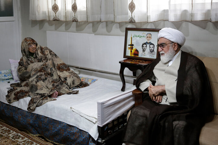 Photos: Custodian of Astan Quds Razavi meets with martyrs families