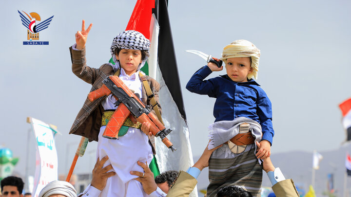 تقرير مصور/ مسيرة مليونية بالعاصمة صنعاء نصرة للمسجد الأقصى والشعب الفلسطيني