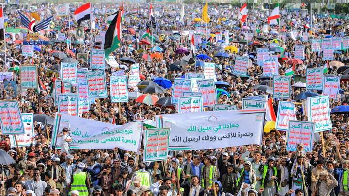 تقرير مصور/ مسيرة مليونية بالعاصمة صنعاء نصرة للمسجد الأقصى والشعب الفلسطيني
