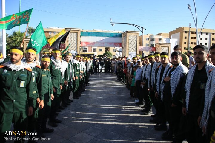 گزارش تصویری | آیین بدرقه کاروان دو امدادی «عاشقان حسینی، زائران خمینی»