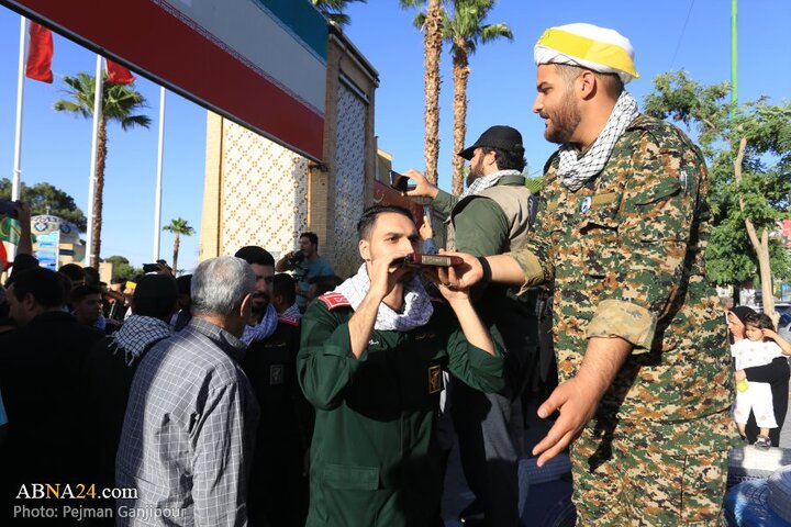 گزارش تصویری | آیین بدرقه کاروان دو امدادی «عاشقان حسینی، زائران خمینی»