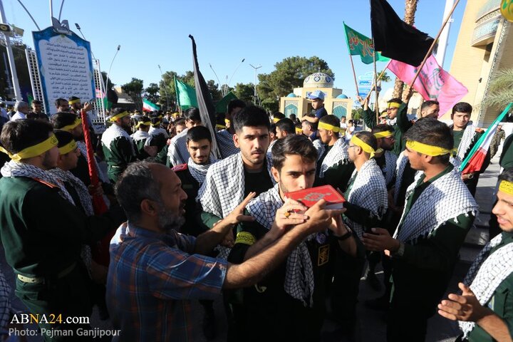 گزارش تصویری | آیین بدرقه کاروان دو امدادی «عاشقان حسینی، زائران خمینی»