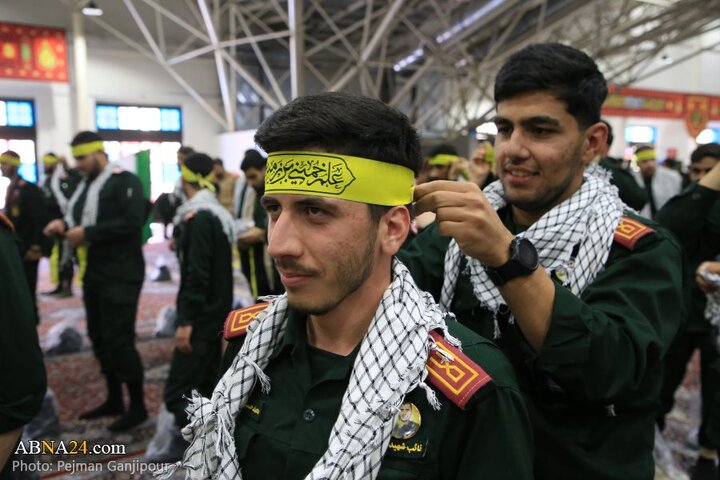 گزارش تصویری | آیین بدرقه کاروان دو امدادی «عاشقان حسینی، زائران خمینی»