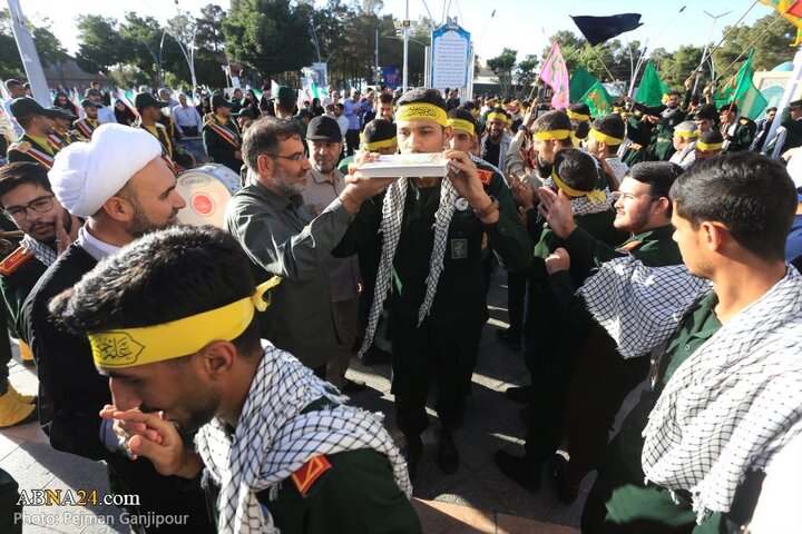 گزارش تصویری | آیین بدرقه کاروان دو امدادی «عاشقان حسینی، زائران خمینی»