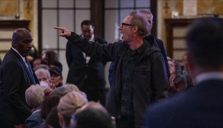 Pro-Palestinian activists protest Chuck Schumer’s support for Israel