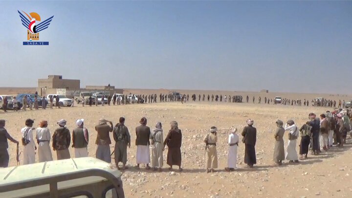 تقرير مصور/ قبائل يمنية في محافظة مأرب تعلن نفيرا عاما وبراءة من الخونة