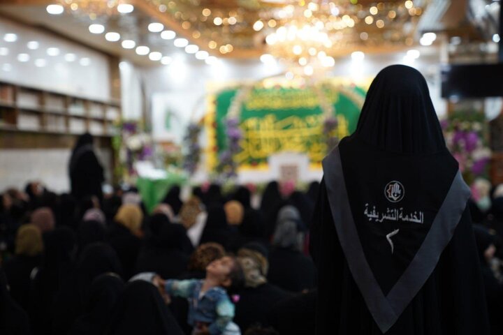 إحياء ذكرى ولادة الإمام الهادي (عليه السلام) وذكرى زواج النورين في مجلس نسوي بكربلاء