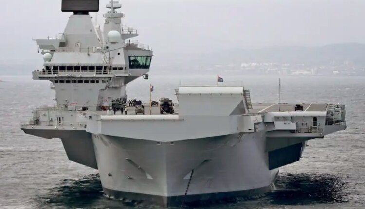 Sanaa permits British aircraft carrier passage for non-combat mission