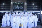 Şəhid Nəsrullah ziyarətgahında Bələbək Qızların Həddi Buluq Bayramı \ Foto