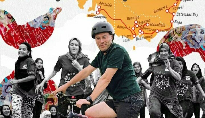 Nasa 4,000 km "Sumakay sa  pang-Edukasyon" ng isang Afghani-Australianong Acktibista