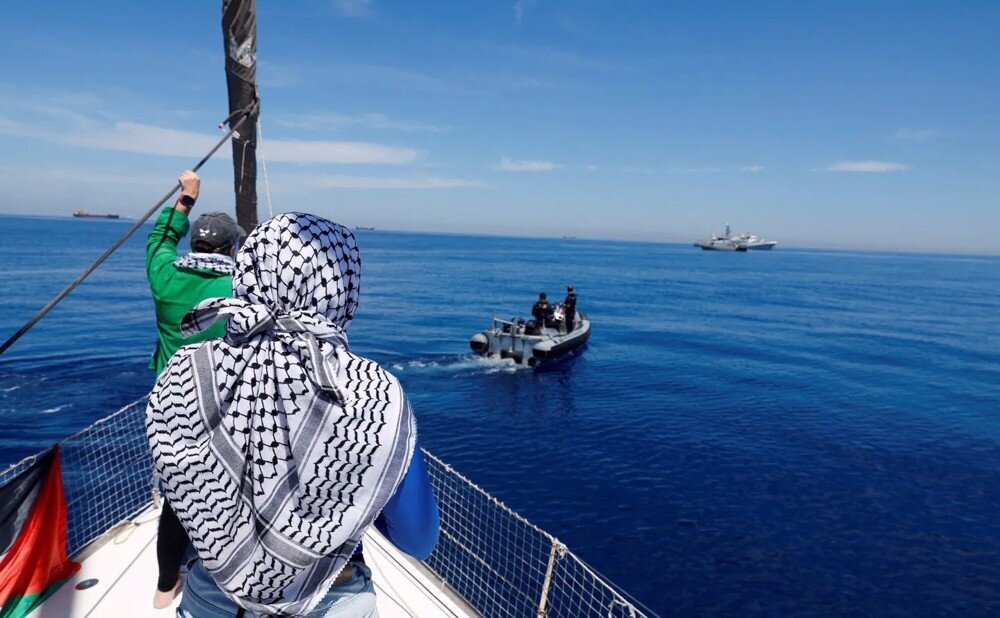 Inilunsad ng Freedom Flotilla Coalition ang humanitarian ship sa Gaza