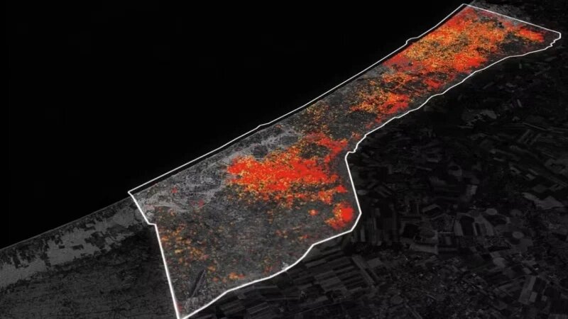 イスラエル軍によるガザの農地破壊
