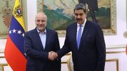 Галибаф Венесуела Президенти илә ҝөрүшдү