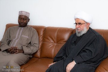 آیت اللہ رمضانی کا سینیگال کے صدر کے نمائندہ برائے مذہبی امور سے ملاقات/ ایران اور سینیگال کے درمیان علمی اور ثقافتی تعاون کے فروغ پر اتفاق