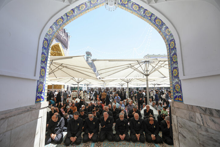 عکس خبری | مراسم بزرگداشت مرحوم حجت‌الاسلام والمسلمین ابوترابی در حرم مطهر رضوی