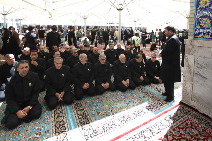 عکس خبری | مراسم بزرگداشت مرحوم حجت‌الاسلام والمسلمین ابوترابی در حرم مطهر رضوی