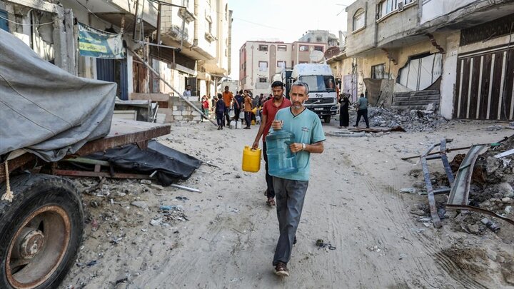 بحران کمبود آب آشامیدنی در خان یونس