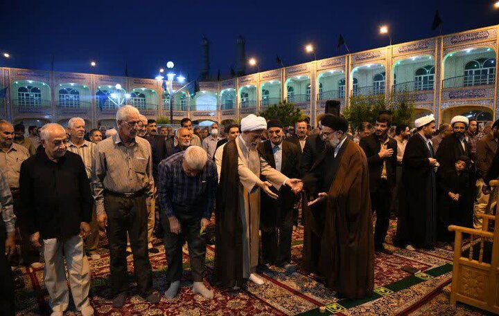 تصاویر|  مراسم سوگواری شب شهادت حضرت امام محمد باقر(ع) در شهرستان آباده