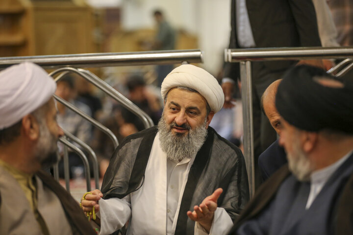 تصاویر| مراسم بزرگداشت حضرت امام خمینی(ره) در سومین حرم اهل بیت(ع)