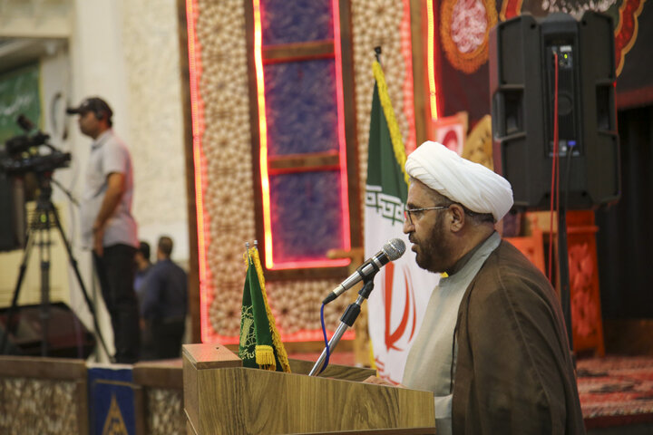 تصاویر| مراسم بزرگداشت حضرت امام خمینی(ره) در سومین حرم اهل بیت(ع)