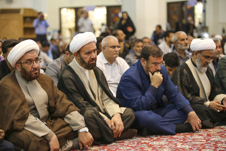 تصاویر| مراسم بزرگداشت حضرت امام خمینی(ره) در سومین حرم اهل بیت(ع)