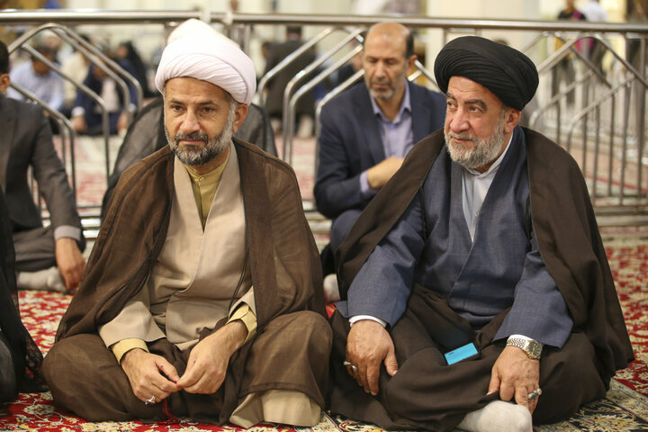 تصاویر| مراسم بزرگداشت حضرت امام خمینی(ره) در سومین حرم اهل بیت(ع)