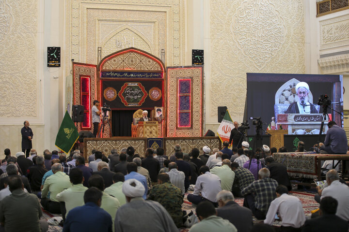 تصاویر| مراسم بزرگداشت حضرت امام خمینی(ره) در سومین حرم اهل بیت(ع)