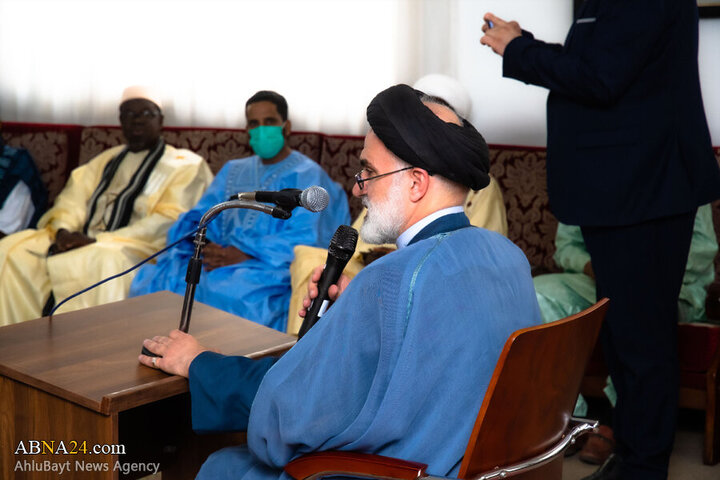 مغربی افریقہ کے علماء کی آیت اللہ رمضانی سے ملاقات