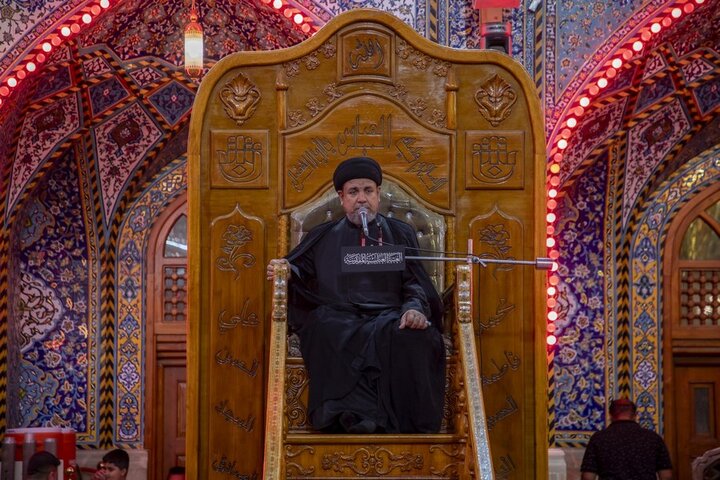 تقرير مصور/ إقامة مجلس عزاء في ذكرى شهاد الإمام الباقر (ع) في العتبة العباسية المقدسة