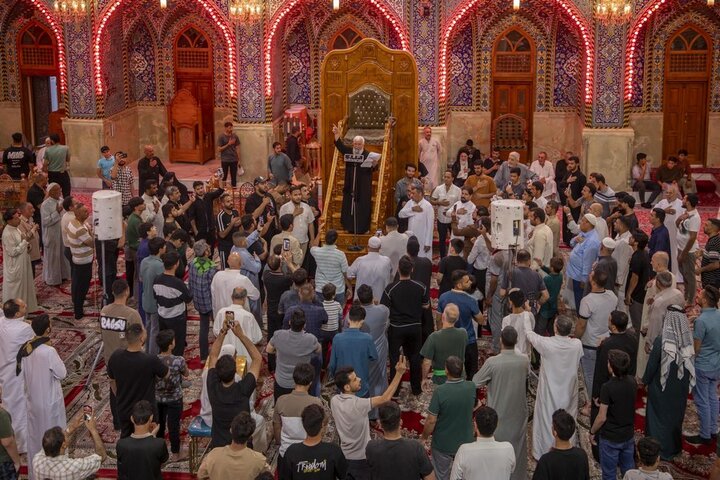 تقرير مصور/ إقامة مجلس عزاء في ذكرى شهاد الإمام الباقر (ع) في العتبة العباسية المقدسة
