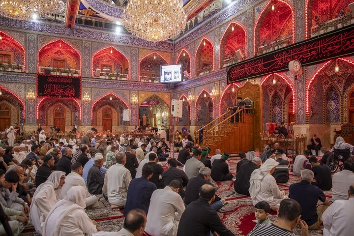 تقرير مصور/ إقامة مجلس عزاء في ذكرى شهاد الإمام الباقر (ع) في العتبة العباسية المقدسة