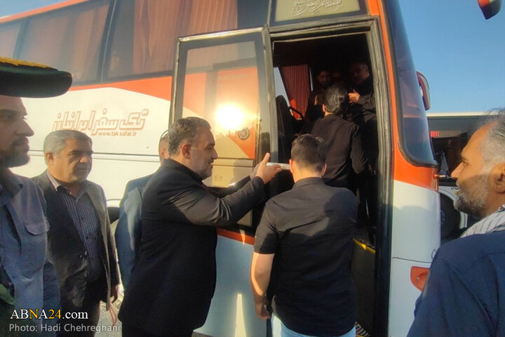 اعزام کاروان‌های اعزامی از شهر قم به مرقد امام خمینی(ره)