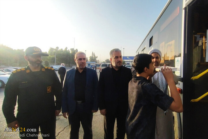 اعزام کاروان‌های اعزامی از شهر قم به مرقد امام خمینی(ره)