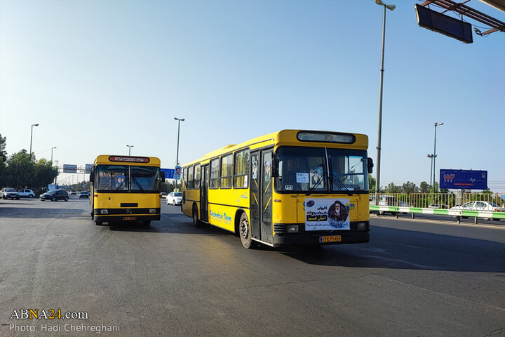 اعزام کاروان‌های اعزامی از شهر قم به مرقد امام خمینی(ره)