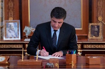 «نیچیروان بارزانی» عید قربان را به مقام معظم رهبری و رییس جمهوری ایران تبریک گفت