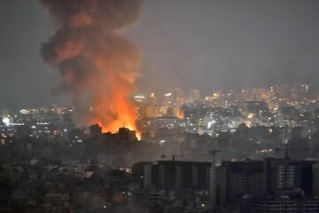 Heft êrîşên asmanî yên Îsraîlê li başûrê Beyrûtê