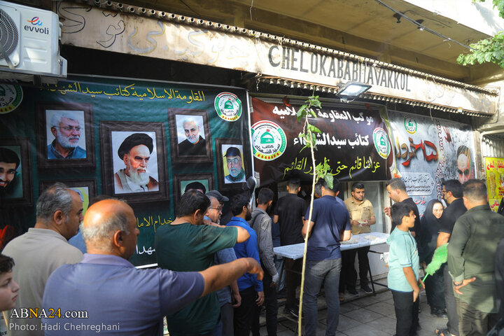 برپایی ایستگاه صلواتی سالگرد رحلت امام خمینی(ره) در شهر قم