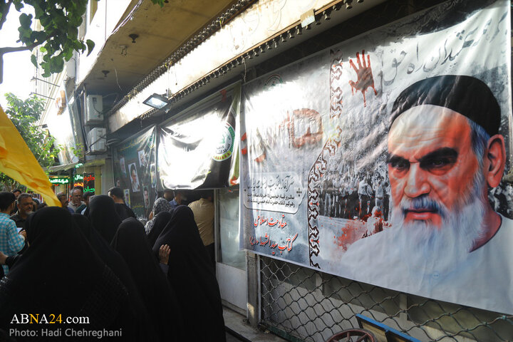 برپایی ایستگاه صلواتی سالگرد رحلت امام خمینی(ره) در شهر قم