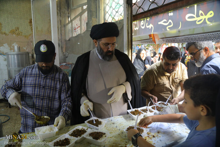 برپایی ایستگاه صلواتی سالگرد رحلت امام خمینی(ره) در شهر قم