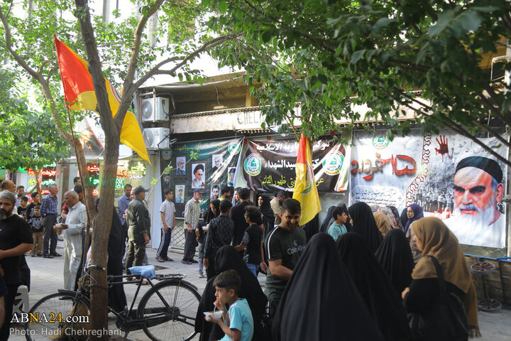 برپایی ایستگاه صلواتی سالگرد رحلت امام خمینی(ره) در شهر قم