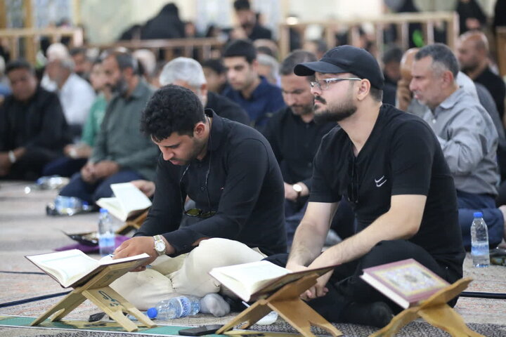 تصاویر| برگزاری مراسم بزرگداشت قاری روشن دل قرآن کریم در آستان مقدس سیدعلاالدین حسین(ع)