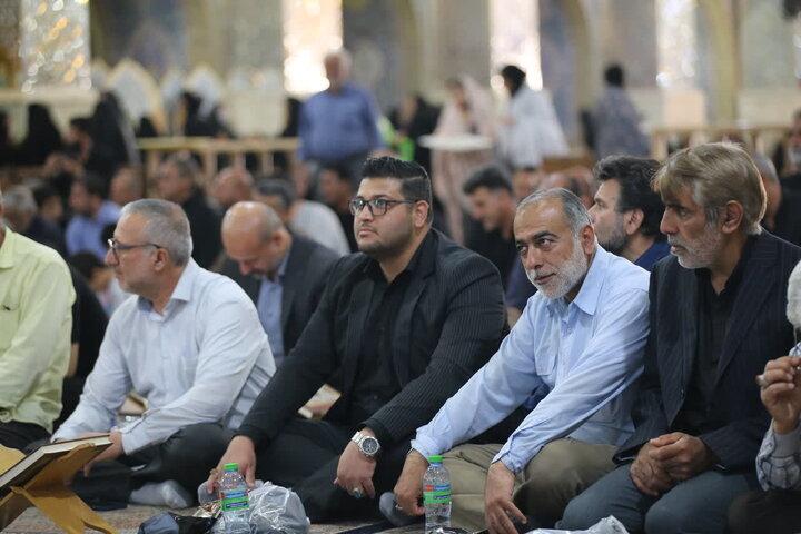 تصاویر| برگزاری مراسم بزرگداشت قاری روشن دل قرآن کریم در آستان مقدس سیدعلاالدین حسین(ع)