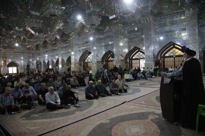 گزارش تصویری | مراسم بزرگداشت قاری روشن دل قرآن کریم در آستان مقدس سیدعلاالدین حسین(ع)